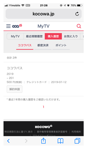 KOCOWA登録10